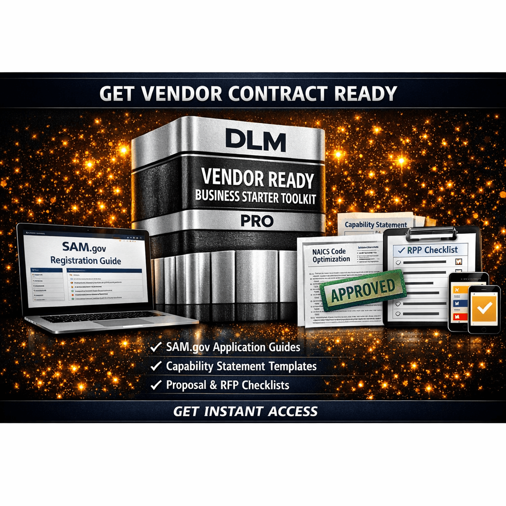 DLM VendorReady BusinessStarter Toolkit — Pro