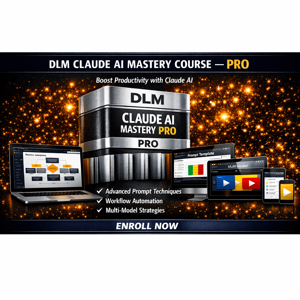 DLM Claude AI Mastery Course — Pro