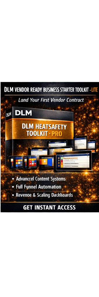 DLM VendorReady BusinessStarter Toolkit — Lite